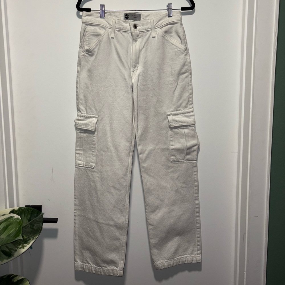 Levi’s Silver Tab Baggy Cargo White Jeans